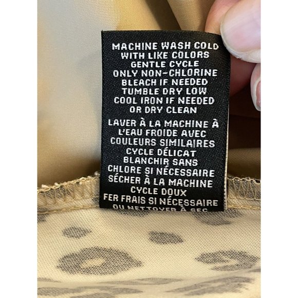 Premise Women Pants Size 3X Pull On Tummy Control Cheetah Print Ankle Hi Rise - Picture 12 of 16